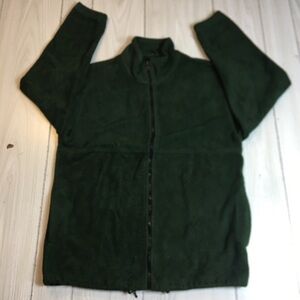 Alpine Tek by Palmetto's Fleece Pullover Women’s M Full Zip Green Cozy